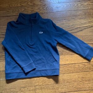 Navy Blue Quarter-Zip Pullover
